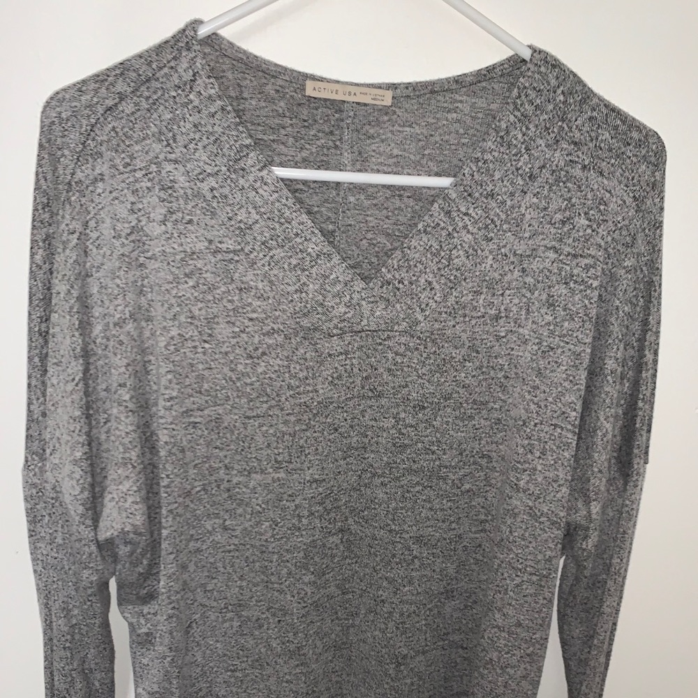 Active USA Grey Top
